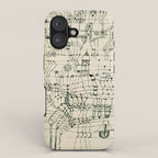 Paul Klee "Drawing Knotted in the Manner of a Net" iPhone Case Gallery Image 1