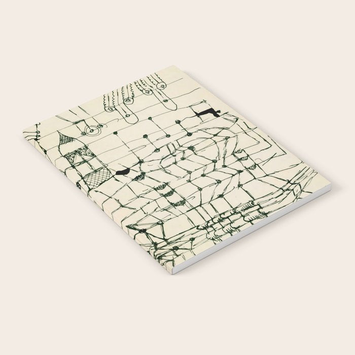 Paul Klee "Drawing Knotted in the Manner of a Net" Notebook Gallery Image 1