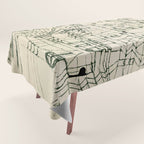 Paul Klee "Drawing Knotted in the Manner of a Net" Tablecloth Gallery Image 1