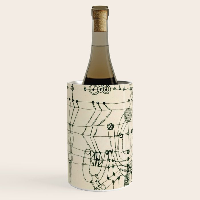 Paul Klee "Drawing Knotted in the Manner of a Net" Wine Chiller Gallery Image 2