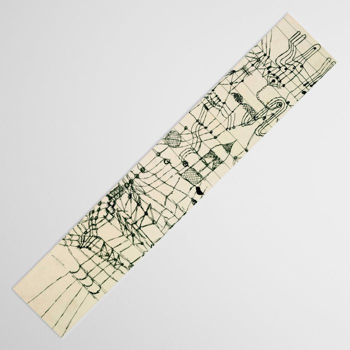 Paul Klee "Drawing Knotted in the Manner of a Net" Table Runner Gallery Image 3