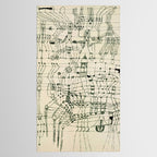 Paul Klee "Drawing Knotted in the Manner of a Net" Tablecloth Gallery Image 2