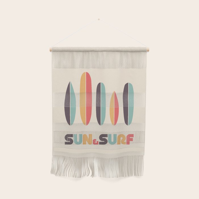 Sun & Surf Surfboards - Retro Rainbow Wall Hanging Gallery Image 1