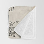 Nasa Space Shuttle Patent - Nasa Shuttle Art - Antique Throw Blanket Gallery Image 3