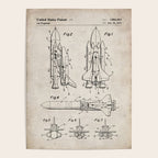 Nasa Space Shuttle Patent - Nasa Shuttle Art - Antique Poster Gallery Image 4