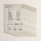 Nasa Space Shuttle Patent - Nasa Shuttle Art - Antique Wrapping Paper Gallery Image 3