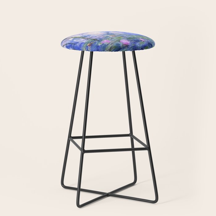 Claude Monet Water Lilies Stool Gallery Image 1