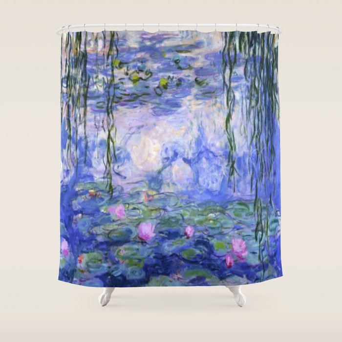Claude Monet Water Lilies Shower Curtain Gallery Image 1