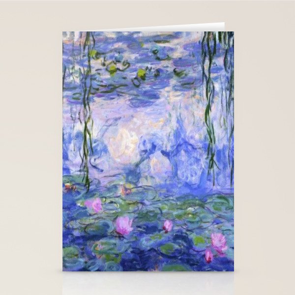 Claude Monet Water Lilies Stationery Card Gallery Image 1
