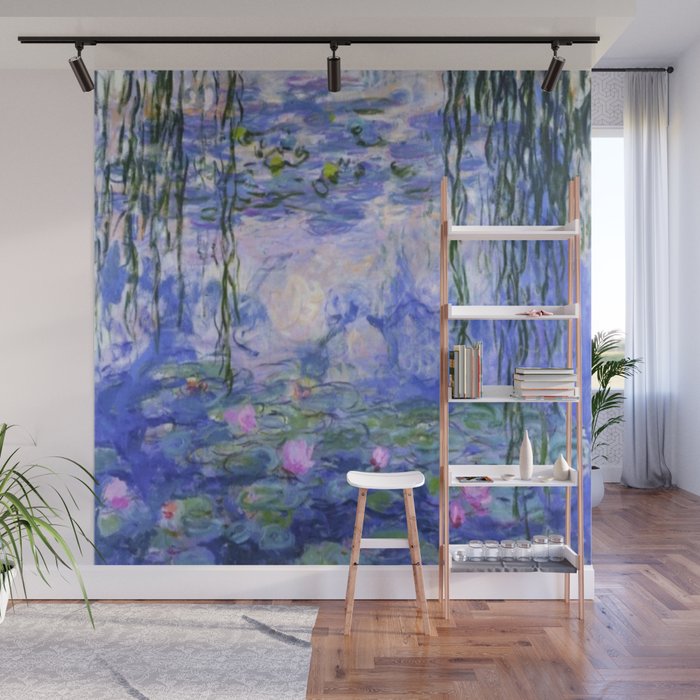 Claude Monet Water Lilies Wall Mural Gallery Image 1