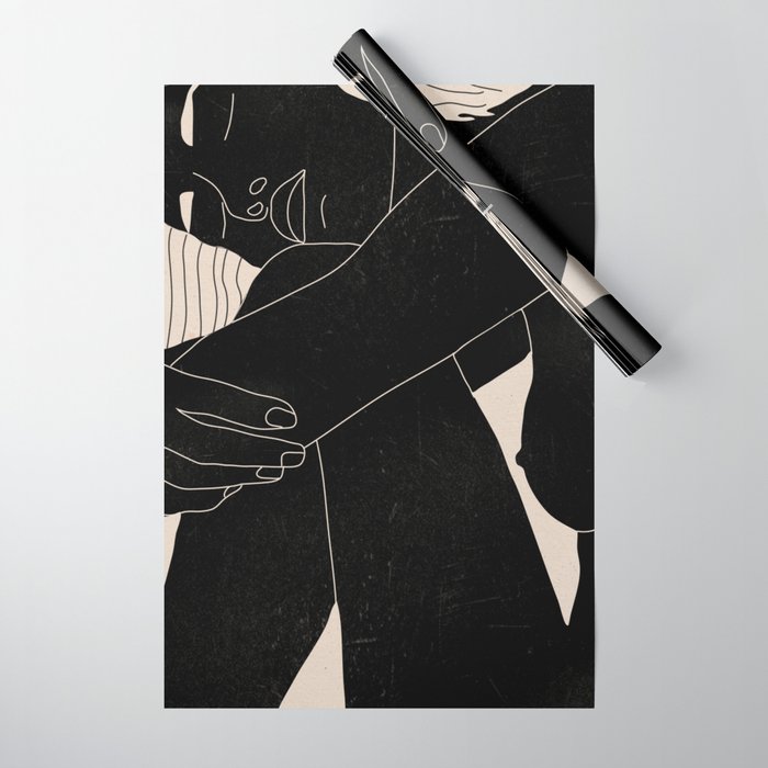 Abstract Art Nude Woman 5 Wrapping Paper Gallery Image 1