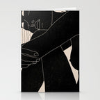 Abstract Art Nude Woman 5 Stationery Card Gallery Image 2