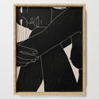 Abstract Art Nude Woman 5 Serving Tray Gallery Image 1