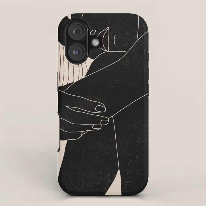 Abstract Art Nude Woman 5 iPhone Case Gallery Image 1