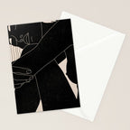 Abstract Art Nude Woman 5 Stationery Card Gallery Image 2