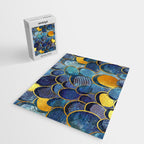 Abstract deep blue Jigsaw Puzzle Gallery Image 2