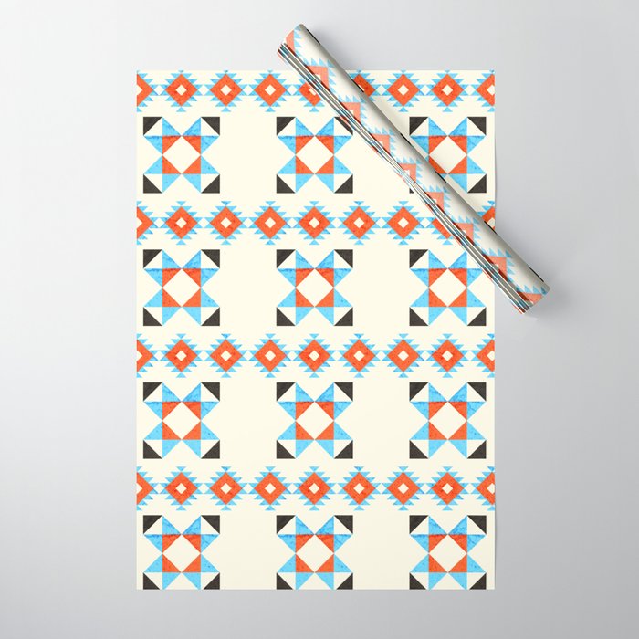 geometry navajo pattern no2 Wrapping Paper Gallery Image 1