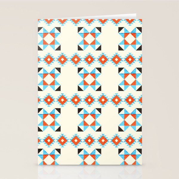 geometry navajo pattern no2 Stationery Card Gallery Image 2