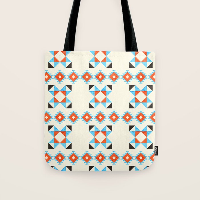 geometry navajo pattern no2 Tote Bag Gallery Image 1