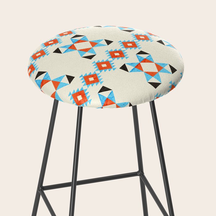 geometry navajo pattern no2 Stool Gallery Image 2