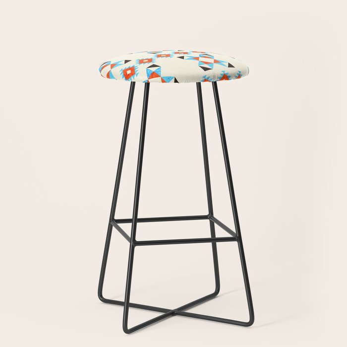 geometry navajo pattern no2 Stool Gallery Image 1