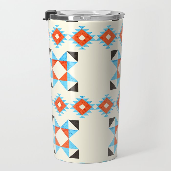 geometry navajo pattern no2 Travel Mug Gallery Image 3