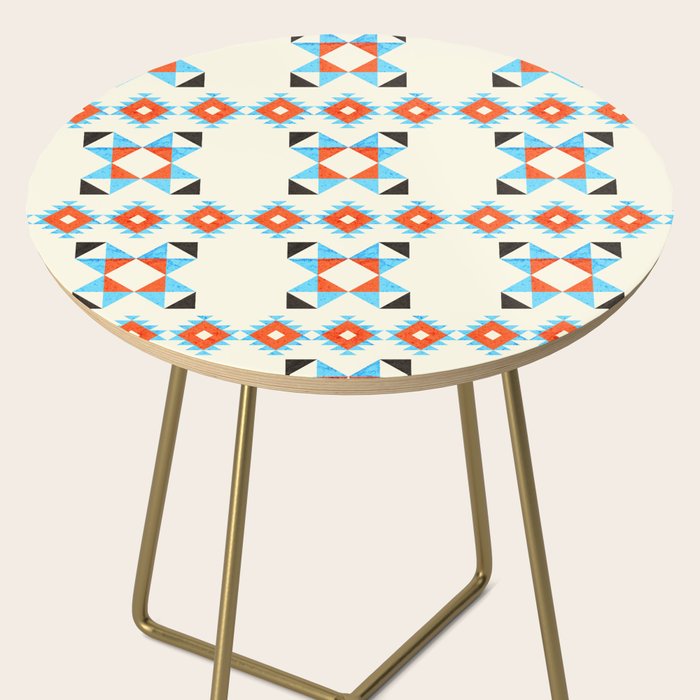geometry navajo pattern no2 Side Table Gallery Image 2