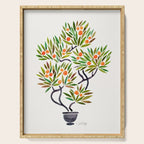 Bonsai Tree - Orange Fruit Serving Tray Gallery Image 1