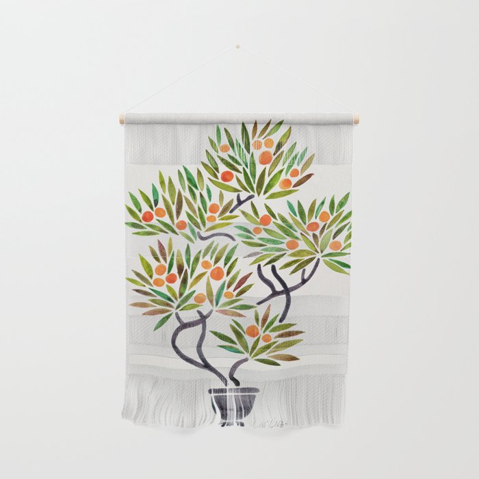 Bonsai Tree - Orange Fruit Wall Hanging Gallery Image 1