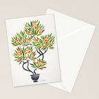 Bonsai Tree - Orange Fruit Stationery Card Gallery Image 2