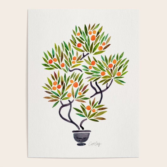 Bonsai Tree - Orange Fruit Poster Gallery Image 4