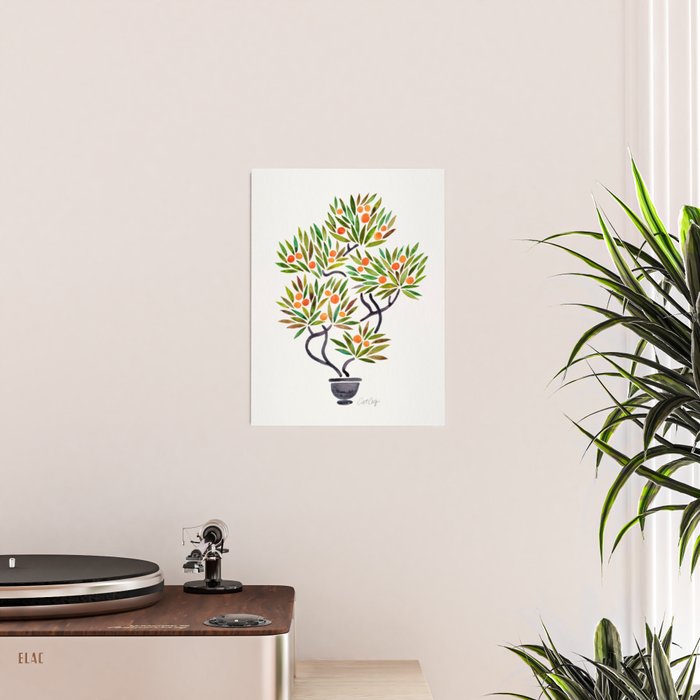 Bonsai Tree - Orange Fruit Poster Gallery Image 2