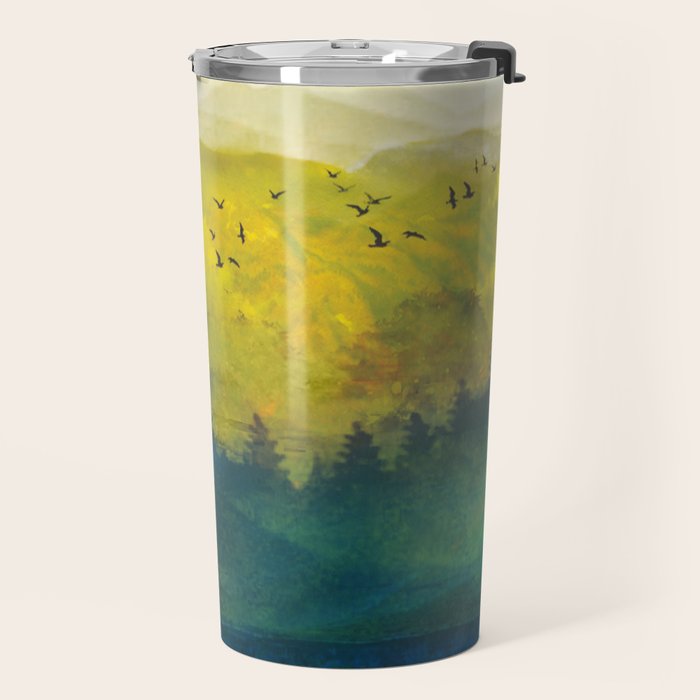 Mountain Lake Travel Mug Gallery Image 2