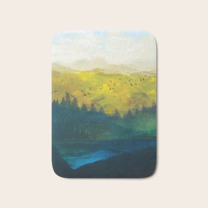 Mountain Lake Bath Mat Gallery Image 1