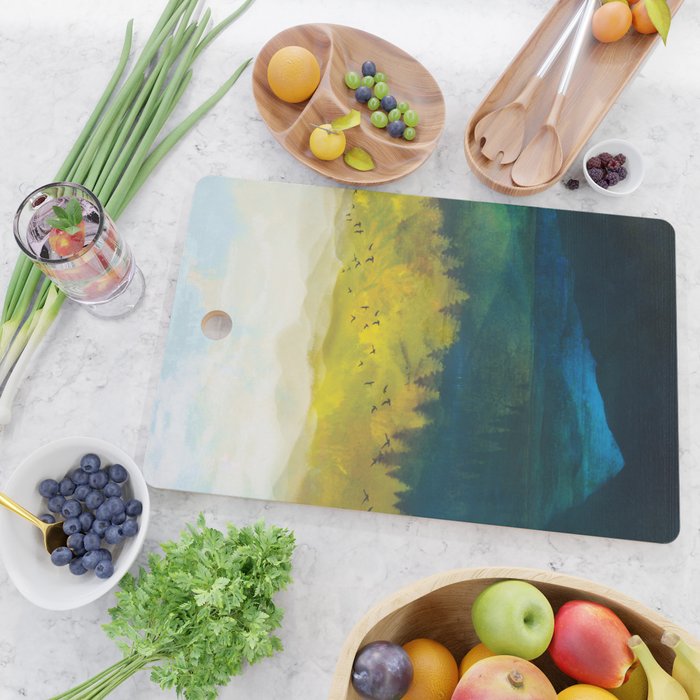 Mountain Lake Cutting Board Gallery Image 2