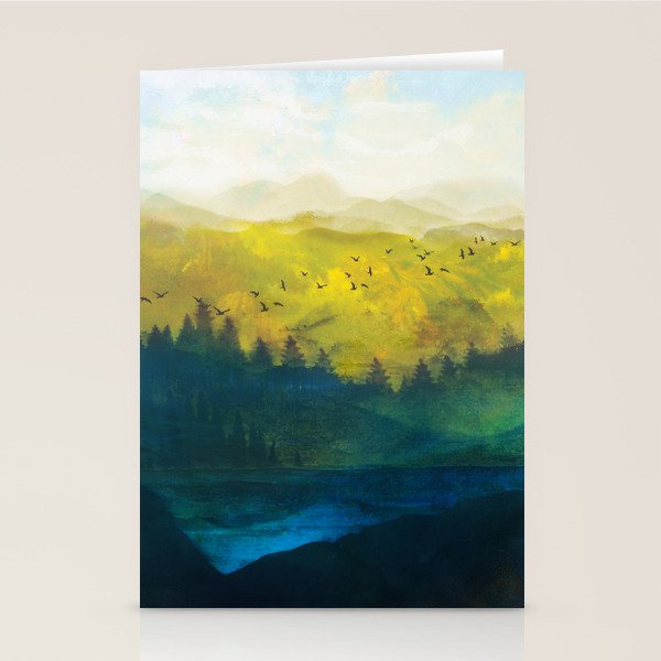 Mountain Lake Stationery Card Gallery Image 2