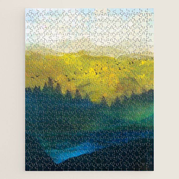 Mountain Lake Jigsaw Puzzle Gallery Image 1