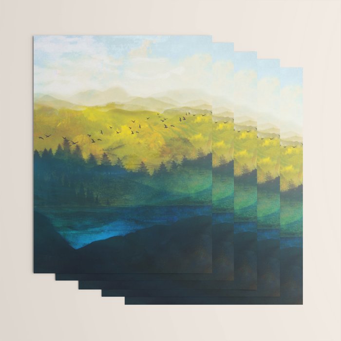 Mountain Lake Wrapping Paper Gallery Image 3