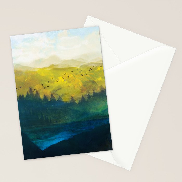 Mountain Lake Stationery Card Gallery Image 2