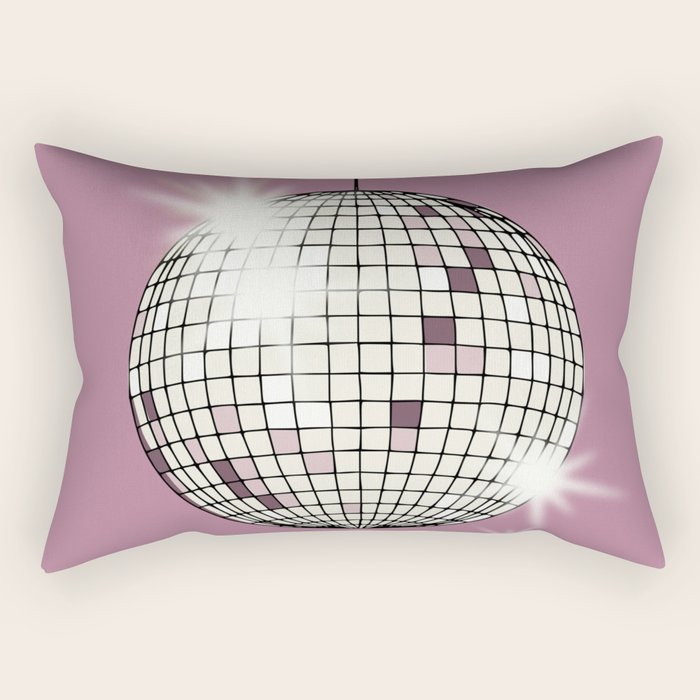 Celebrate the 80s Partyzone pink Rectangular Pillow Gallery Image 1