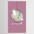 Celebrate the 80s Partyzone pink Tablecloth Gallery Image 2