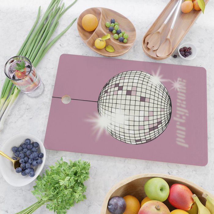 Celebrate the 80s Partyzone pink Cutting Board Gallery Image 2
