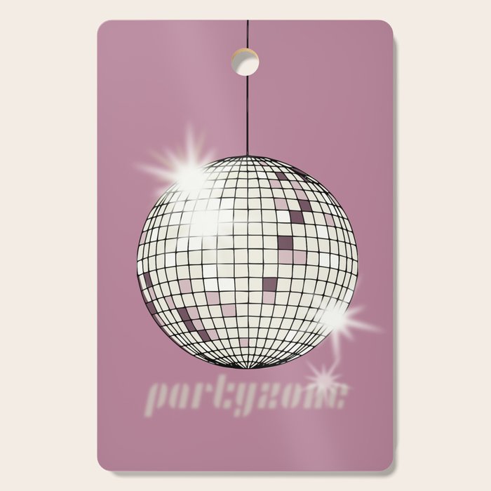 Celebrate the 80s Partyzone pink Cutting Board Gallery Image 1