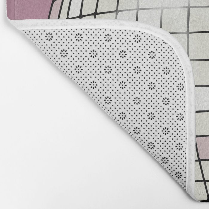 Celebrate the 80s Partyzone pink Bath Mat Gallery Image 2