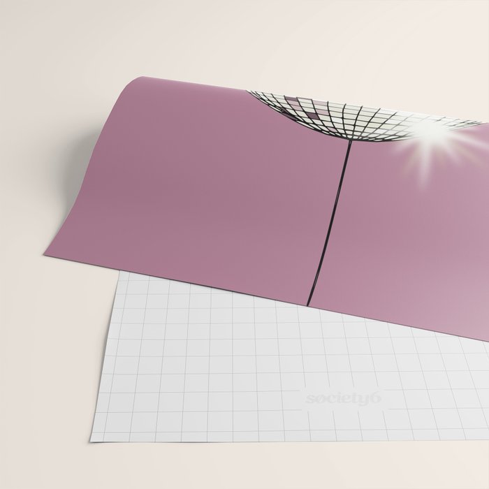 Celebrate the 80s Partyzone pink Wrapping Paper Gallery Image 2