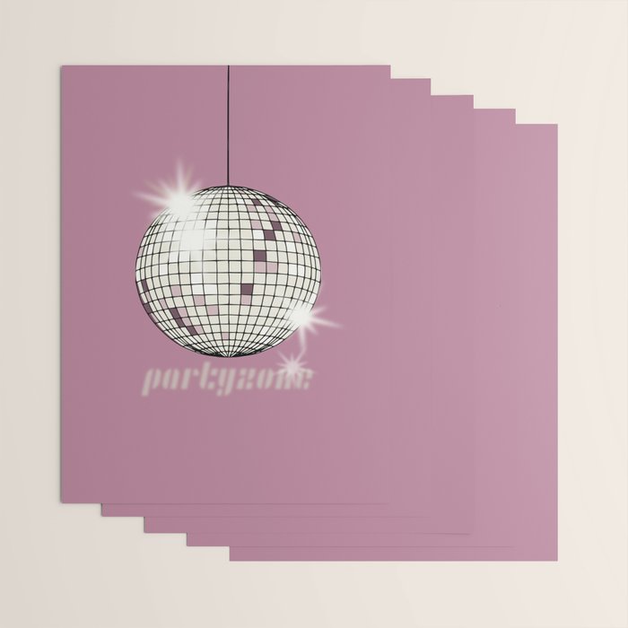 Celebrate the 80s Partyzone pink Wrapping Paper Gallery Image 3