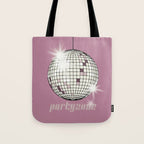 Celebrate the 80s Partyzone pink Tote Bag Gallery Image 1