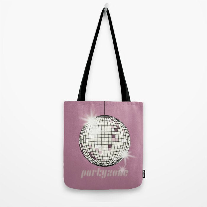 Celebrate the 80s Partyzone pink Tote Bag Gallery Image 2