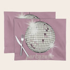 Celebrate the 80s Partyzone pink Placemat Gallery Image 1