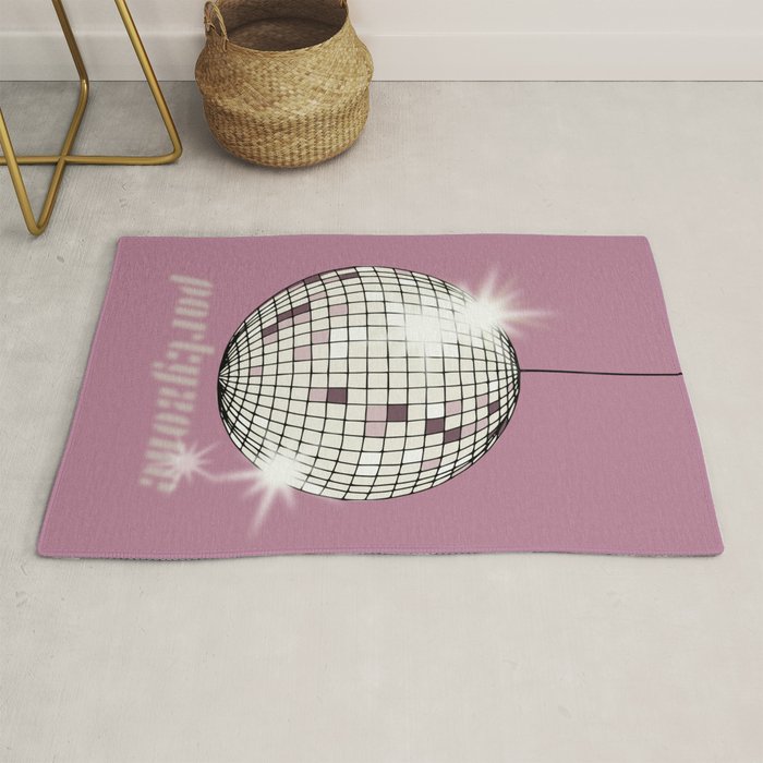 Celebrate the 80s Partyzone pink Rug Gallery Image 1